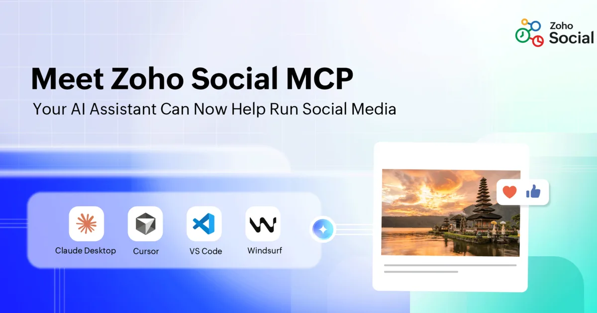 Zoho Social MCP: let AI prepare, not publish unchecked