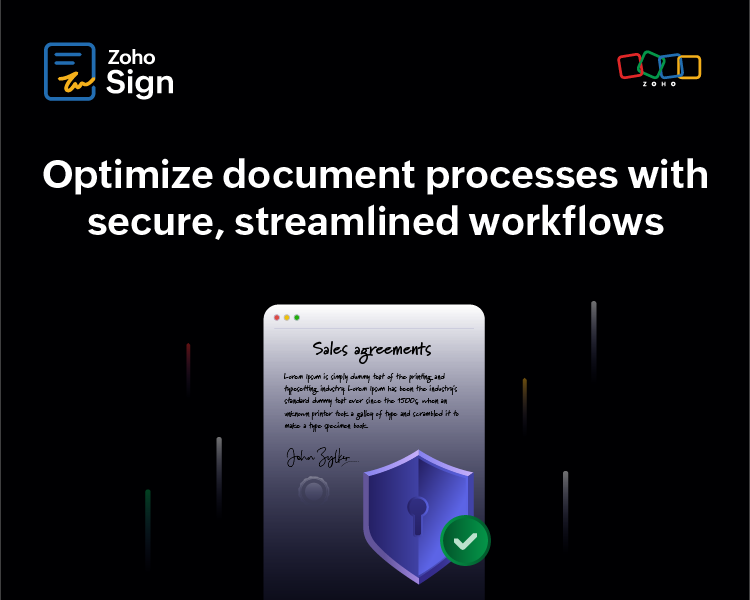 Zoho Sign - Digital Signatures